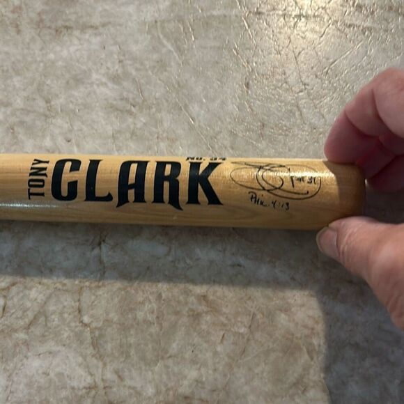 Miniature McDonalds Toby Clark Baseball Bat - Picture 3 of 3
